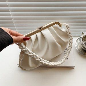 ins shoulder bag,white